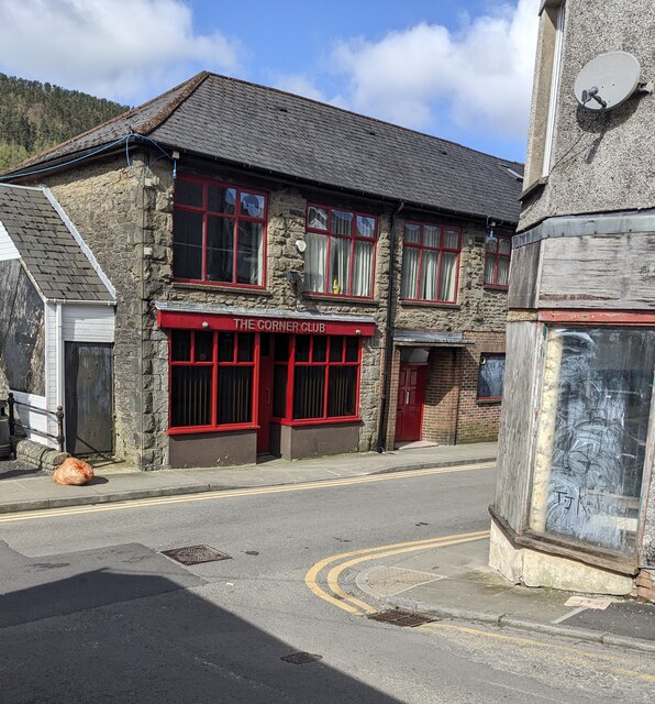 The Corner Club Abertillery Jaggery Geograph Britain And Ireland