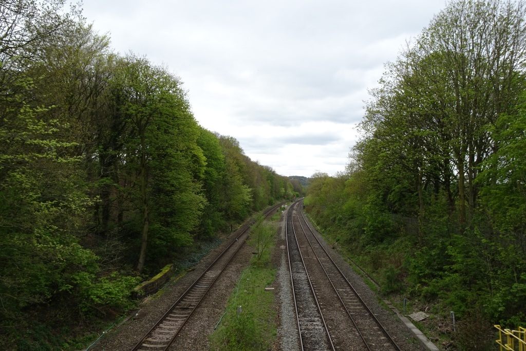 Railway West Of Hunger Hill Bridge Ds Pugh Geograph Britain And