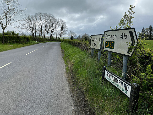 Gortnagarn Road Mountjoy Forest East Kenneth Allen Geograph