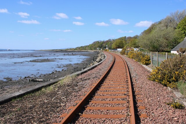 Railway Line At Culross Richard Sutcliffe Geograph Britain And Ireland