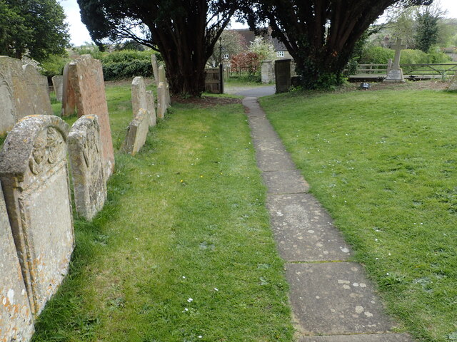 Path Out Of Lowick Churchyard Marathon Geograph Britain And Ireland