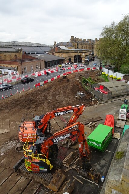 Bridge Demolition From The City Walls Ds Pugh Geograph Britain And