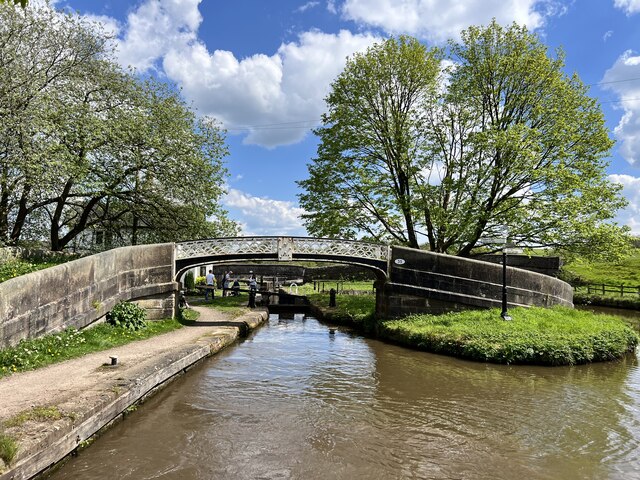 Footbridge Over The Caldon Canal Andrew Abbott Geograph Britain