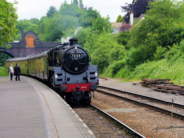 GCR Steam Locomotive Arriving At David Dixon Cc By Sa 2 0