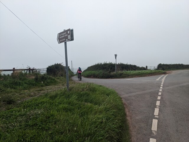 Road Junction Near Stackpole David Medcalf Geograph Britain And