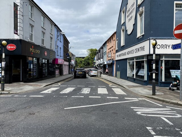 Bridge Street Omagh Kenneth Allen Geograph Ireland