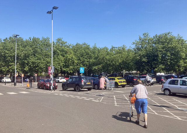 In Sainsbury S Car Park John Sutton Geograph Britain And Ireland