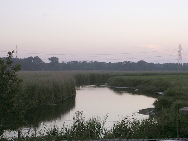 River Test at dusk, Totton