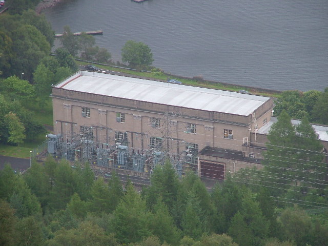 hydroelectric power station. Sloy Power Station