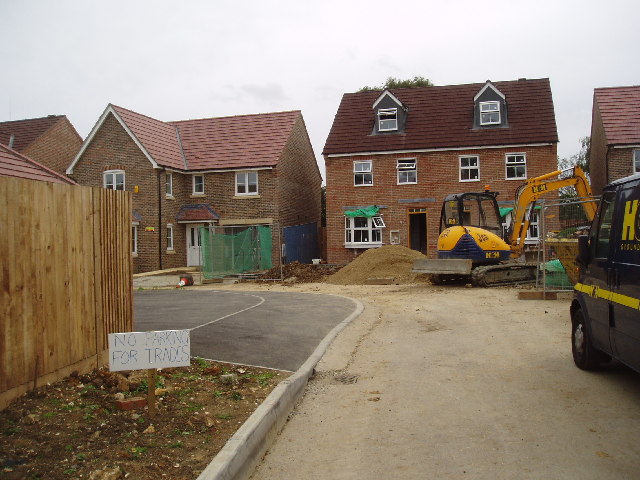 housing development. New housing development at