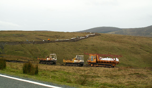 Pipe Laying Near The Brandywell Road David Radcliffe Cc By Sa 2 0