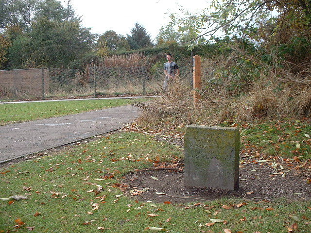 At the bottom of Arbroath High Schools back steps is the grave of a dog