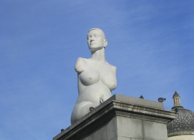 Sculpture entitled Alison Lapper Pregnant