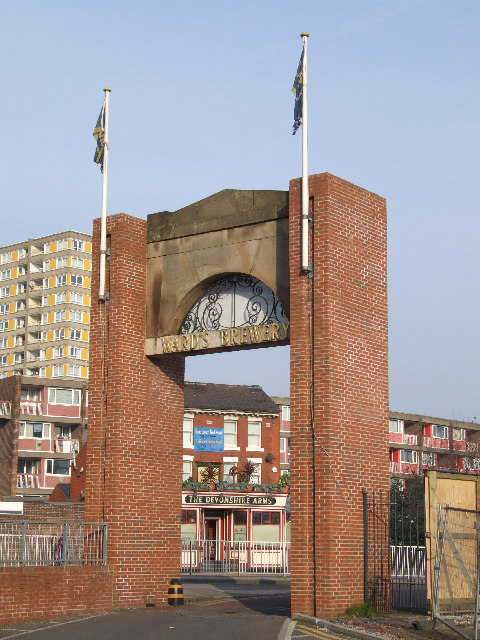 This was the original entry to the now demolished Wards brewery on Ecclesall 