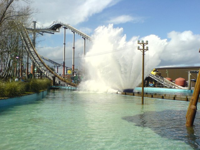 Thorpe Park's Tidal Wave dates back to when the park was predominantly a 