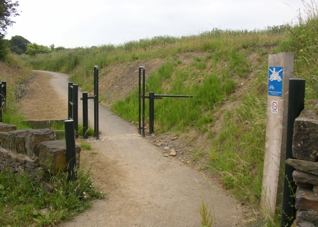 Entrance To The Calder Valley Greenway Humphrey Bolton Geograph