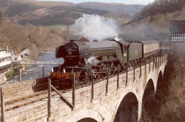 60103 "Flying Scotsman" on the Llangollen Railway. You might be forgiven for 