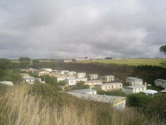 Caravan In Field