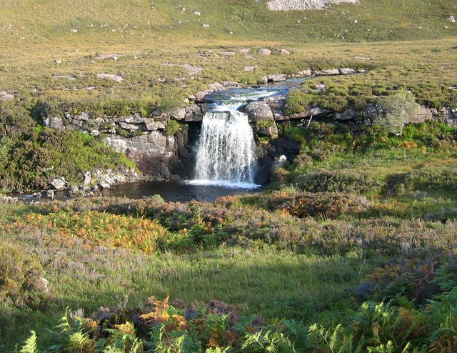 Waterfall Hill Walker Geograph Britain And Ireland