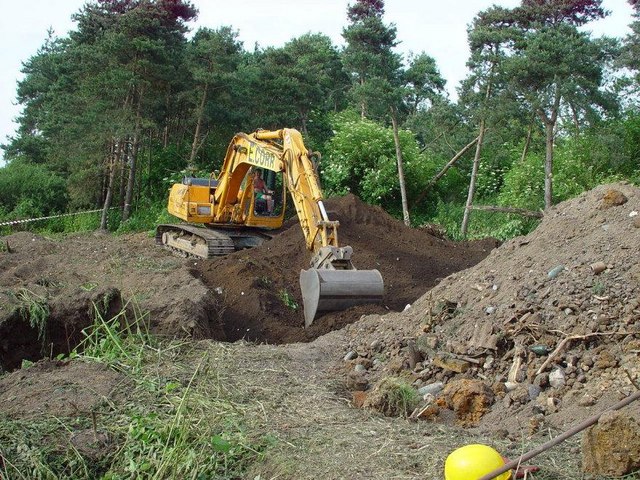 Clearing The Victorian Dump At Bishops... \u00a9 Paul Best :: Geograph ...