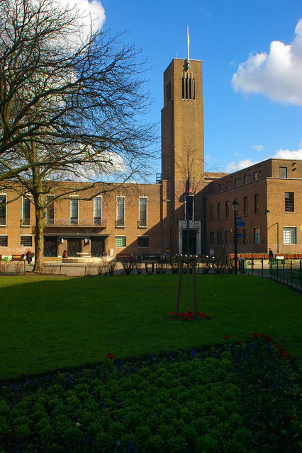 Hilversum Town Hall. Hornsey Town Hall, Crouch End