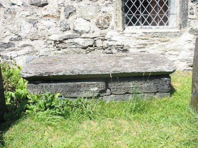 Bedd Elizabeth Evans Grave Eric Jones Geograph Britain And