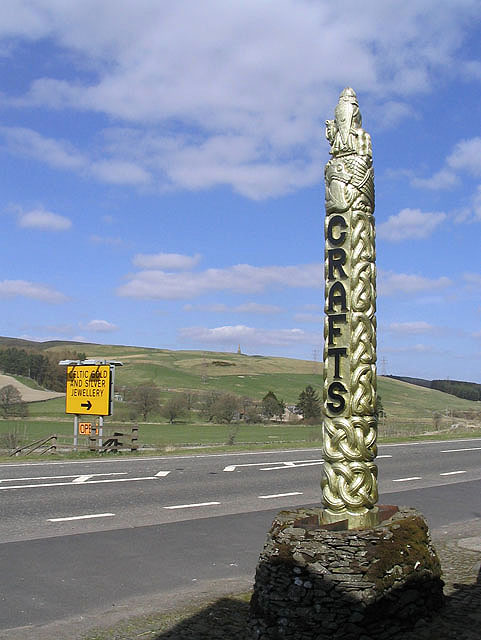 Crafts Totem Pole Walter Baxter Geograph Britain And Ireland