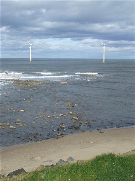 Offshore Wind Farm. Blyth offshore wind farm was