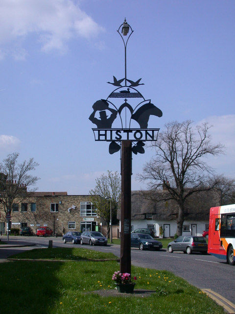 Histon Village Sign © Keith Edkins :: Geograph Britain and ...