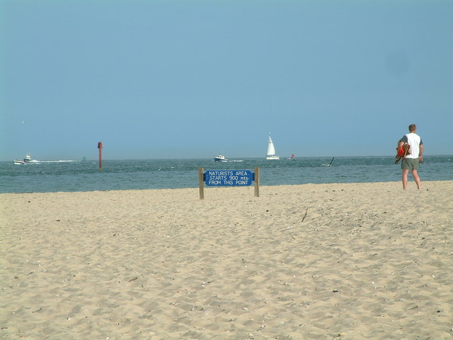 Google Maps Nudist Beach. Nudist Beach Warning, Studland