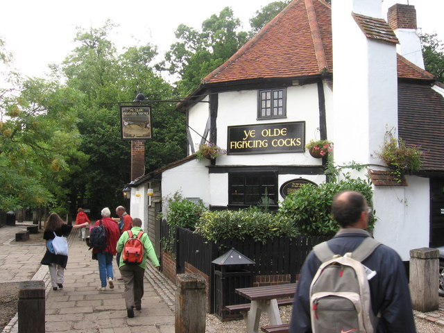 Ye Olde Fighting Cocks © Arjen Bax Cc By Sa20 Geograph Britain And 7381