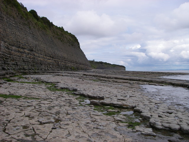 Lower Lias Cliffs West Of Lavernock Alan Bowring Geograph