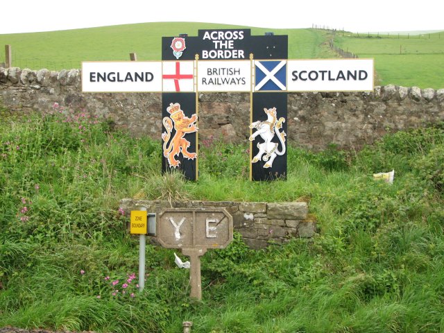 England / Scotland border © Callum Black :: Geograph Britain and Ireland