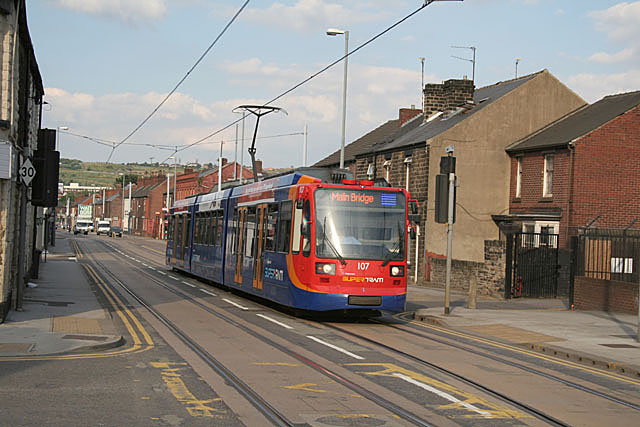 Sheffield Supertram Map