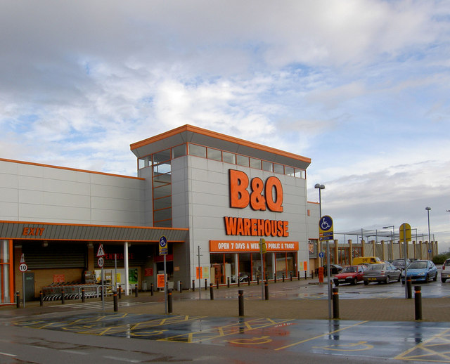 B&Q Stairfoot:: OS grid SE3705 :: Geograph Britain and Ireland ...