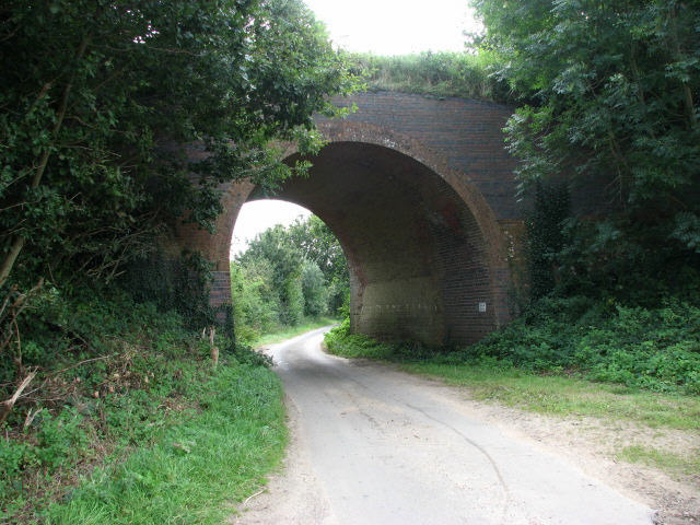 Railway Bridge Near Railway Wood Evelyn Simak Geograph Britain And