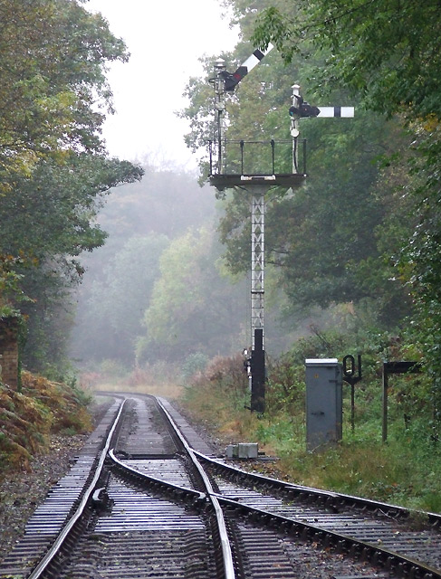SJ9949 : Churnet Valley Railway at Consall Forge, Staffordshire