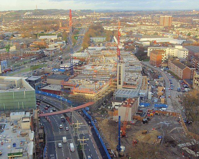 Regeneration In Bristol - The Car Park © Sharon Loxton Cc-by-sa/2.0 ...