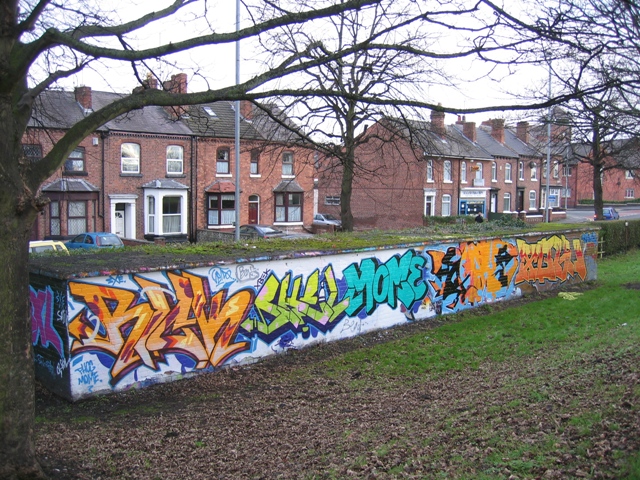 Graffiti On Houses