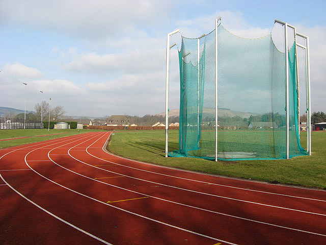 The Hammer Cage At Tweedbank Sports Walter Baxter Geograph