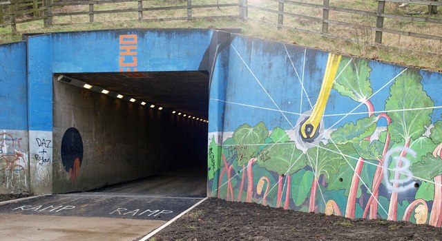 Tunnel Under The M1 Motorway © Steve Fareham Cc By Sa20 Geograph