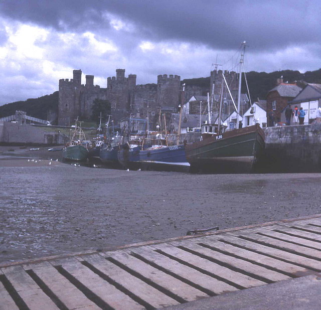 Conwy quayside Trevor Rickard Geograph Britain and Ireland