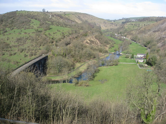 Monsal Head View Of The Viaduct And Alan Heardman Cc By Sa