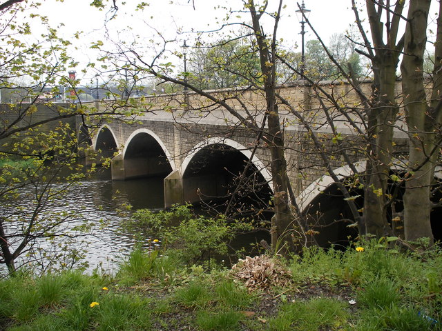 Horbury Bridge Over The River Calder SMJ Geograph Britain And Ireland