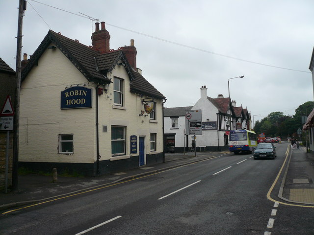 Alfreton - (b600) Nottingham Road © Alan Heardman :: Geograph Britain 