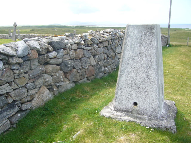 Hallan Cemetery Trig Iain Macaulay Cc By Sa Geograph Britain