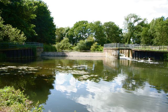 swimming pool weir