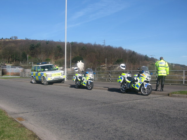 Police Escort © Paul Anderson :: Geograph Britain and Ireland