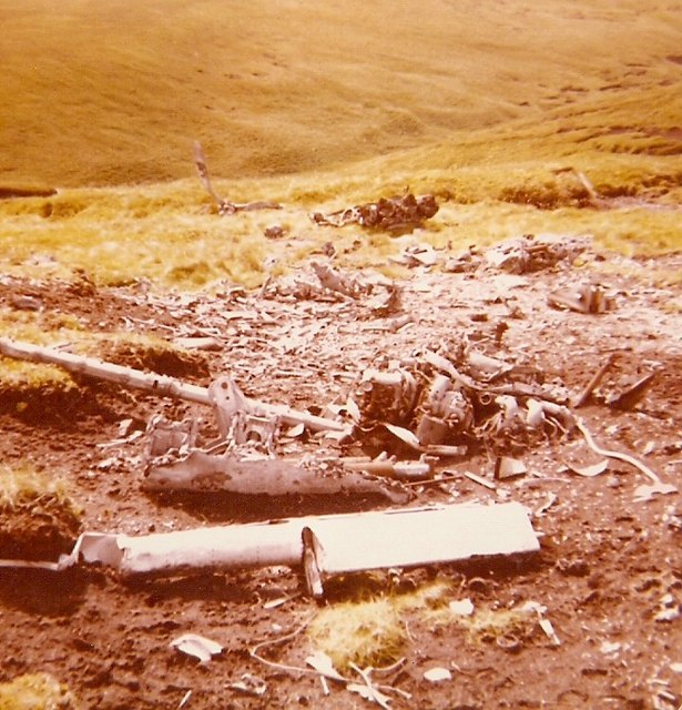 Remains of a Wellington Bomber