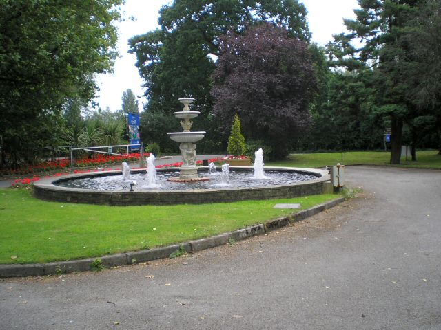 entrance fountain